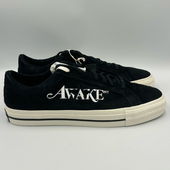 Converse x Awake NY One Star Pro Black Suede Size 12M NWT‎ - Picture 1 of 7